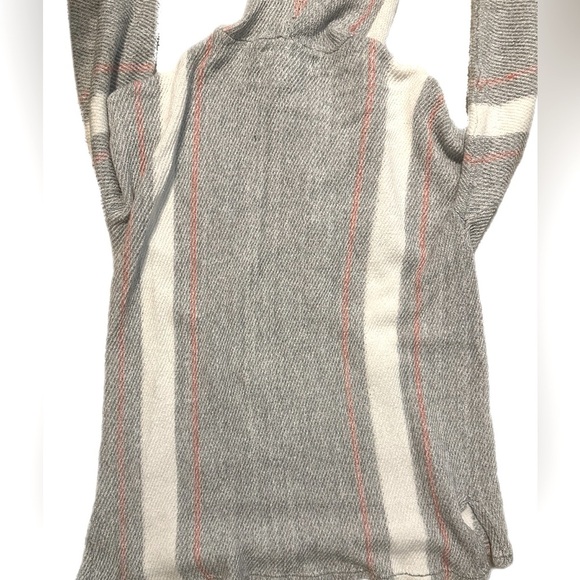 Vintage Havana size large women’s nwot hippie hoodie grey stripes - Picture 2 of 6